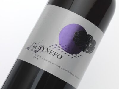 Synefo Ερυθρός Ημίγλυκος Ξινόμαυρο / Μαυρούδι ετικέτα