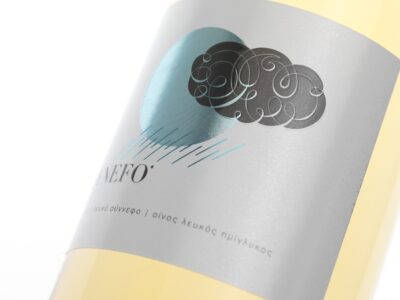 Synefo Premium Λευκό Ημίγλυκο Ξινόμαυρο, Ροδίτης - Ετικέτα