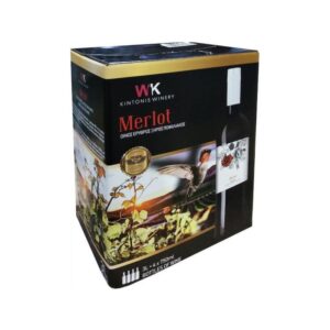 Κιντώνης Κρασί Merlot Ερυθρό Ξηρό σε Ασκό 3lt